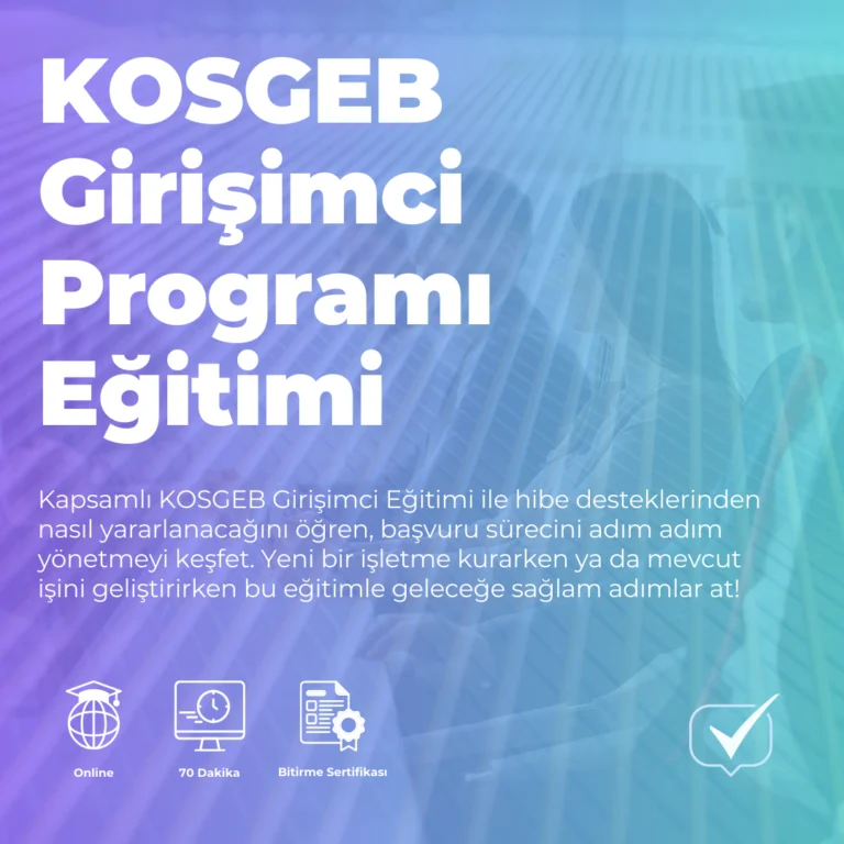 KOSGEB Girişimci Programı