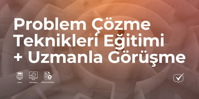 Problem Çözme Teknikleri + Uzmanla Görüşme